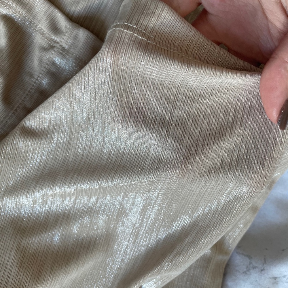 shiny gold t shirt
